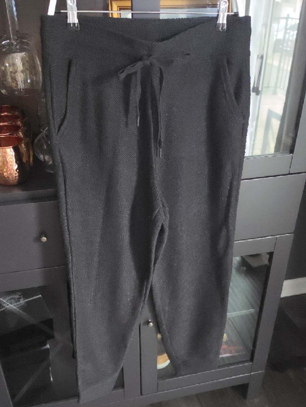 aerie Woven Jogger Pants - Black - Picture 2 of 5